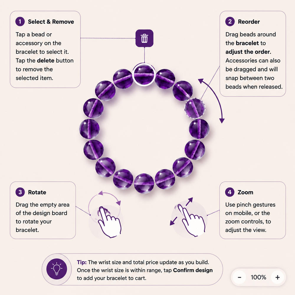 BeadPulse DIY Crystal Bracelet
