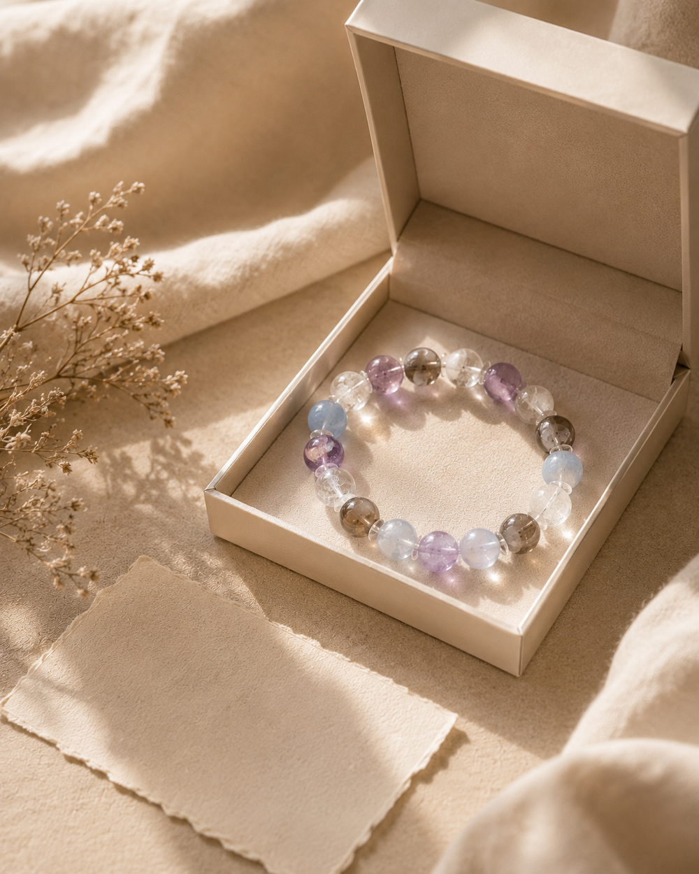 Custom crystal bracelet gift